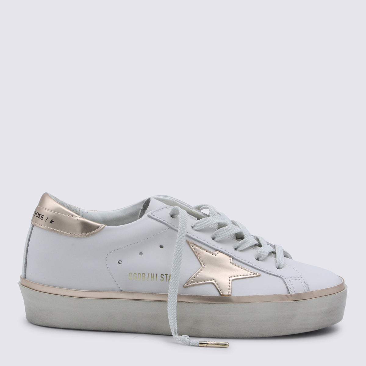 Golden Goose Sneakers White/taupe _cover Le - Sole Tp