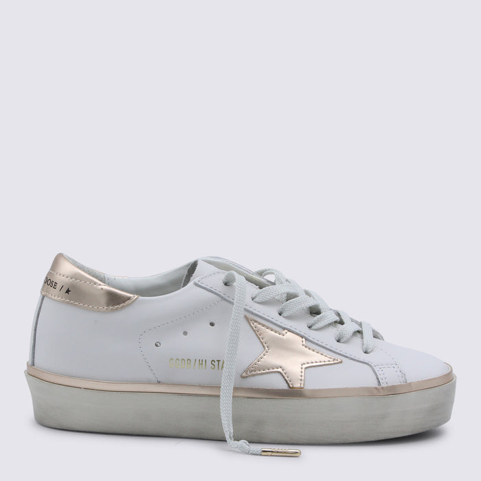 Golden Goose Sneakers White/taupe _cover Le - Sole Tp