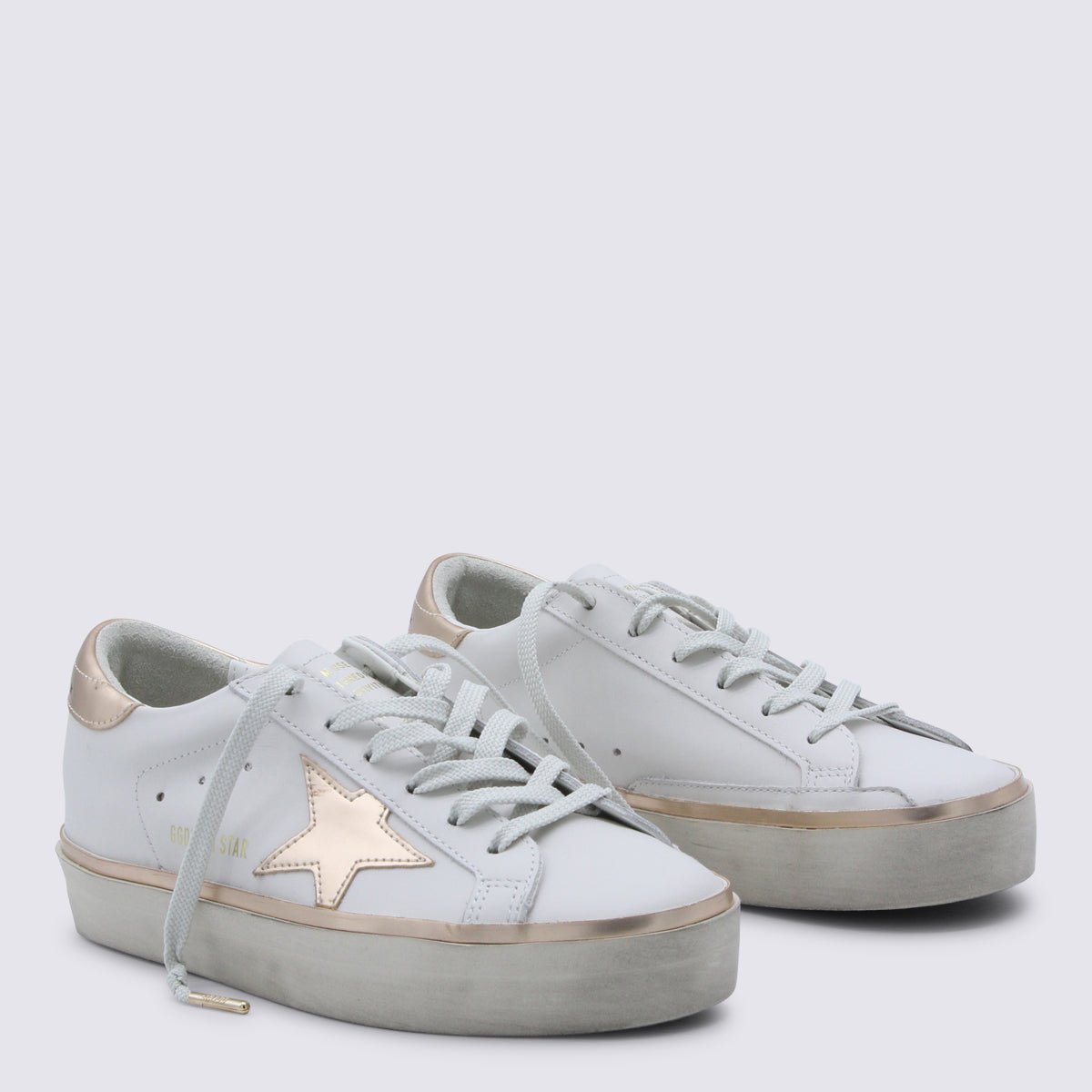 Golden Goose Sneakers White/taupe _cover Le - Sole Tp