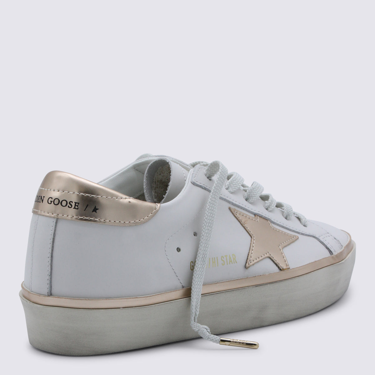 Golden Goose Sneakers White/taupe _cover Le - Sole Tp