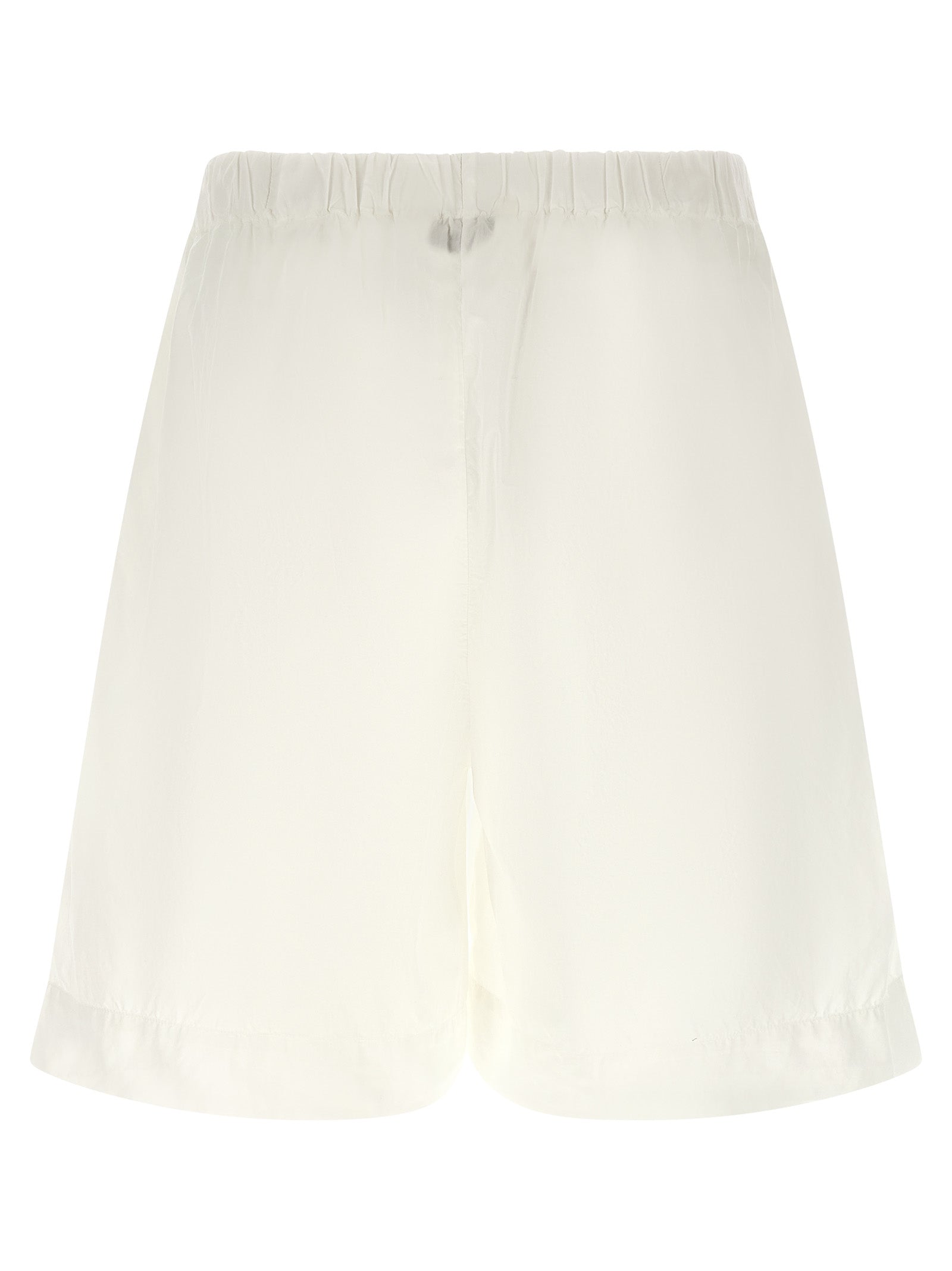 Carlotta Bermuda Shorts White Cotton Bermuda