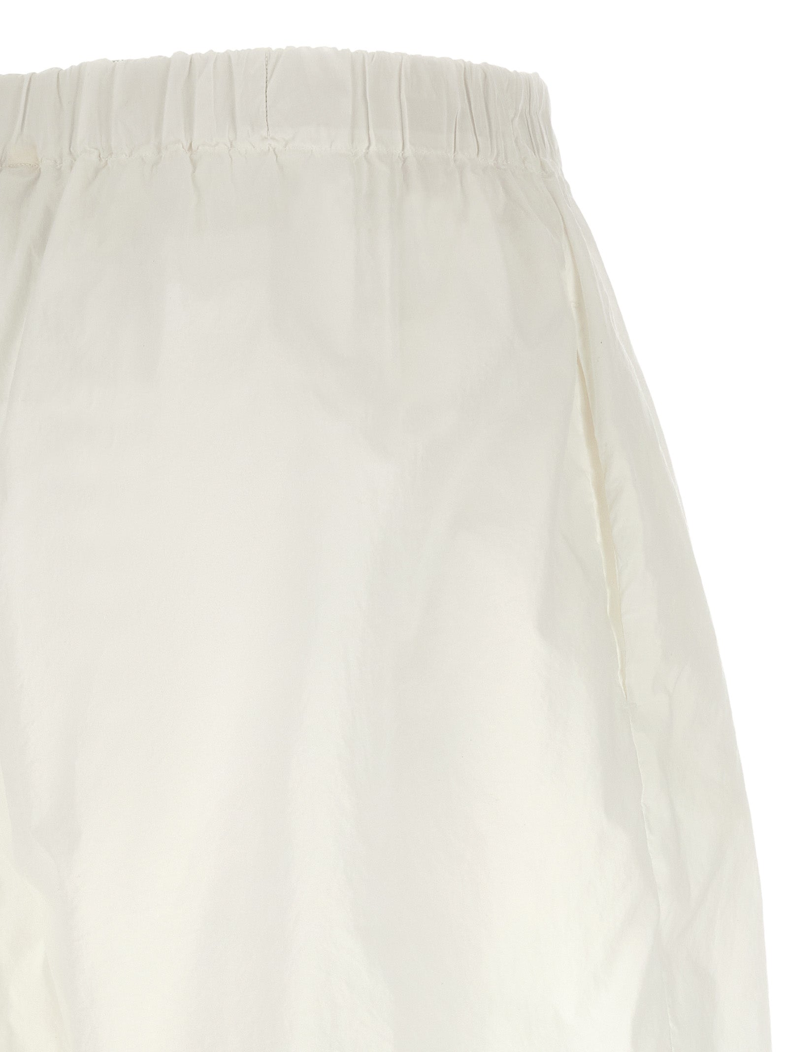 Carlotta Bermuda Shorts White Cotton Bermuda
