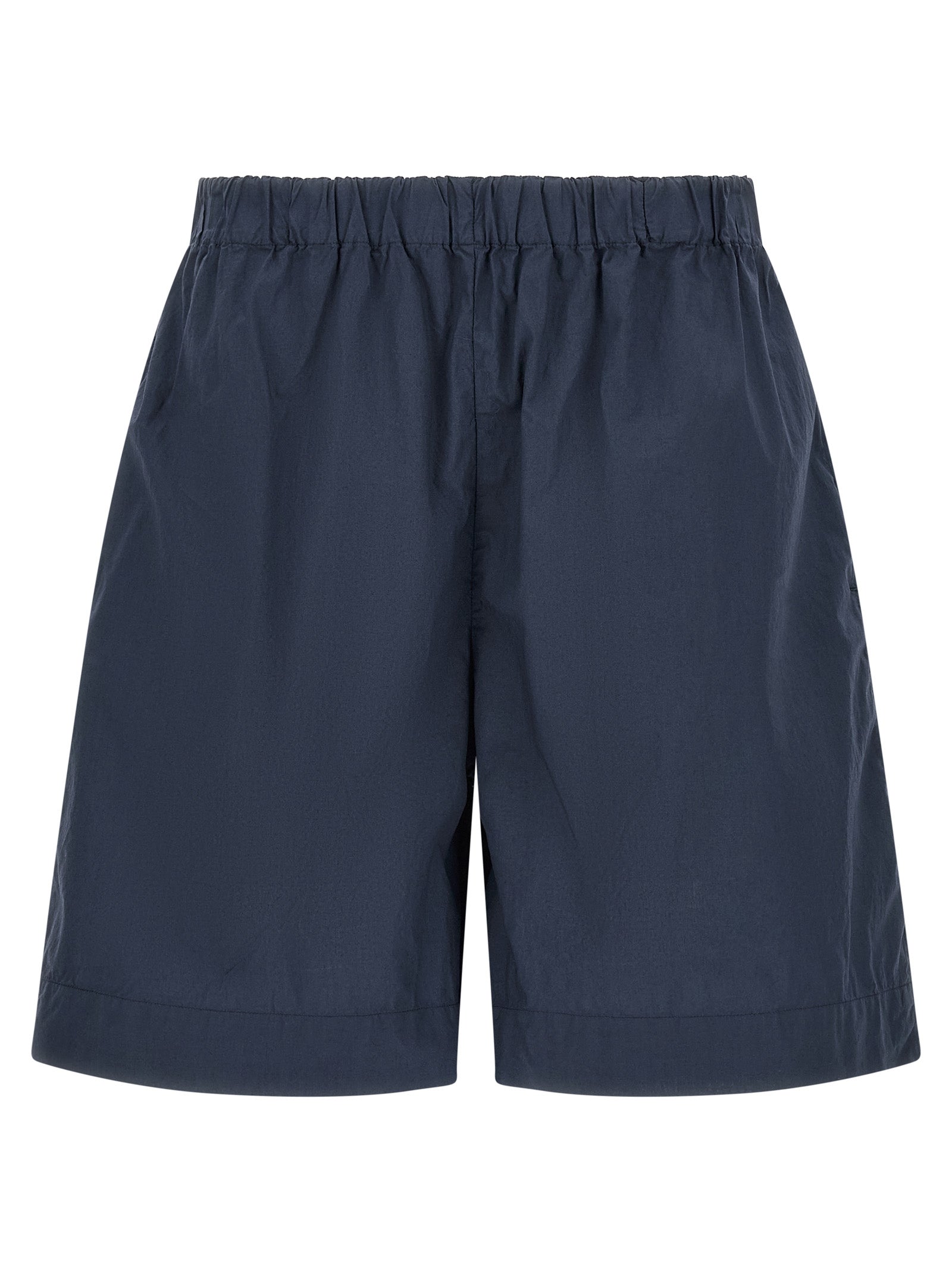 Carlotta Bermuda Shorts Blue Cotton Bermuda
