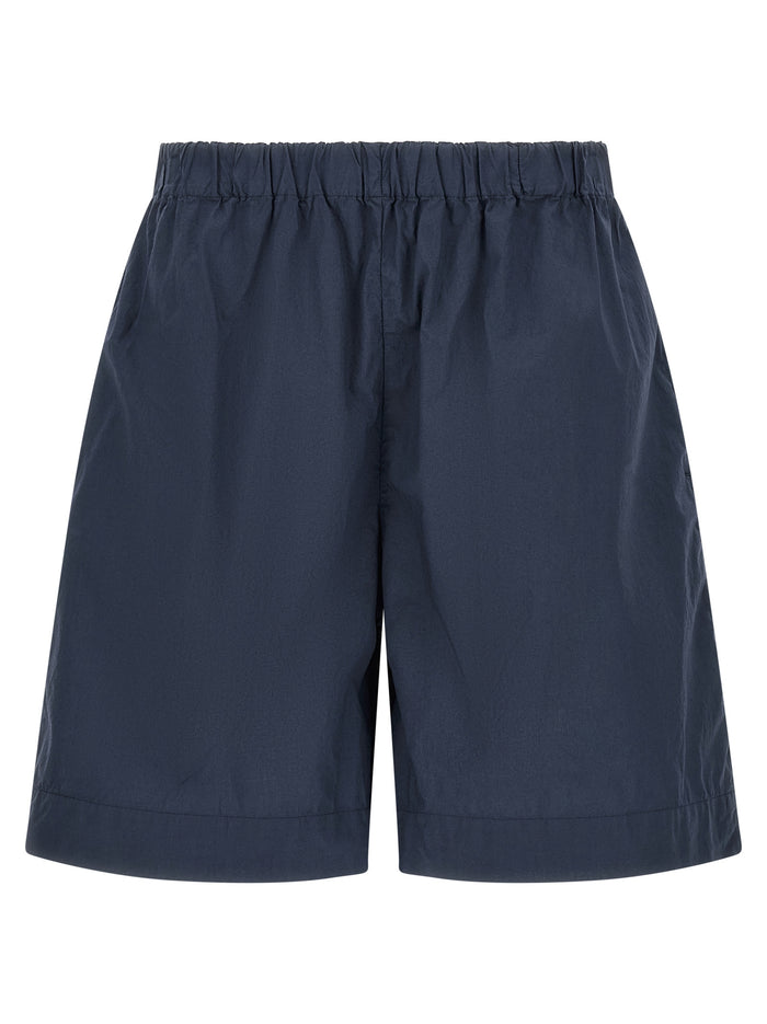 Carlotta Bermuda Shorts Blue Cotton Bermuda