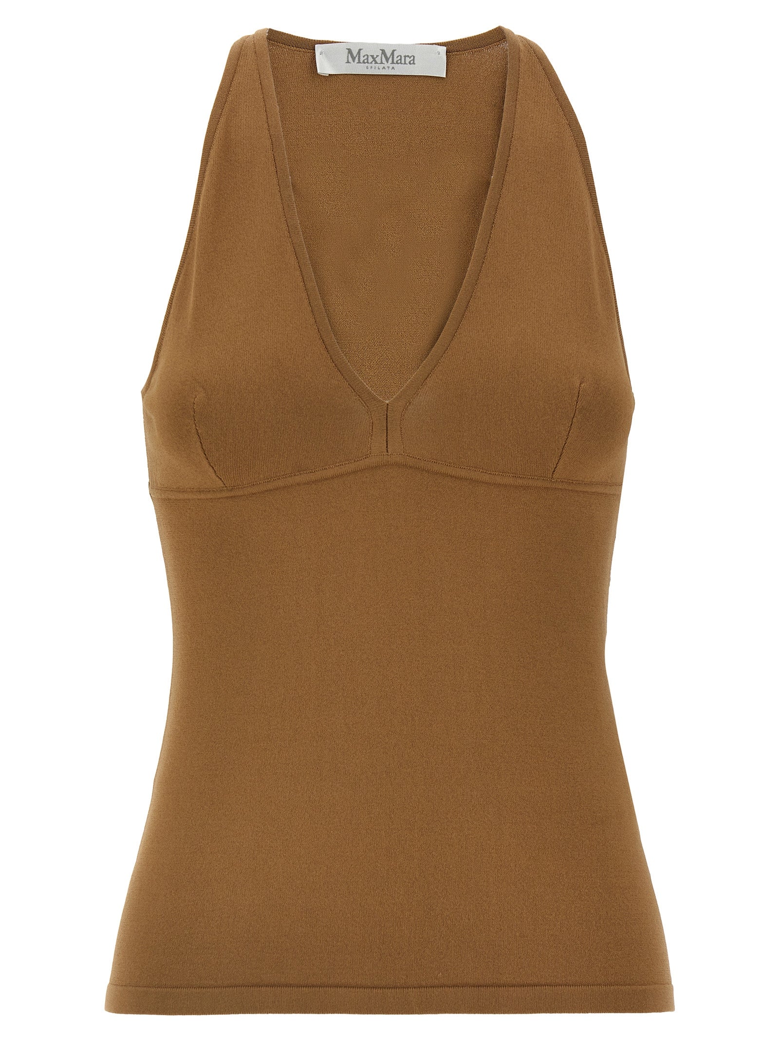Armida1234 top Brown Viscose Tops
