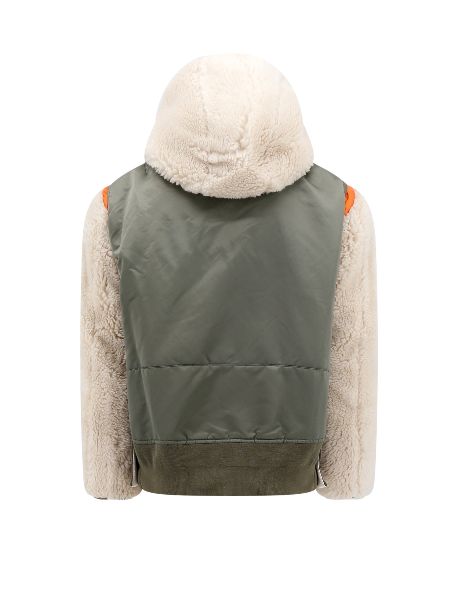 Sacai Jackets Green Nylon - Lana