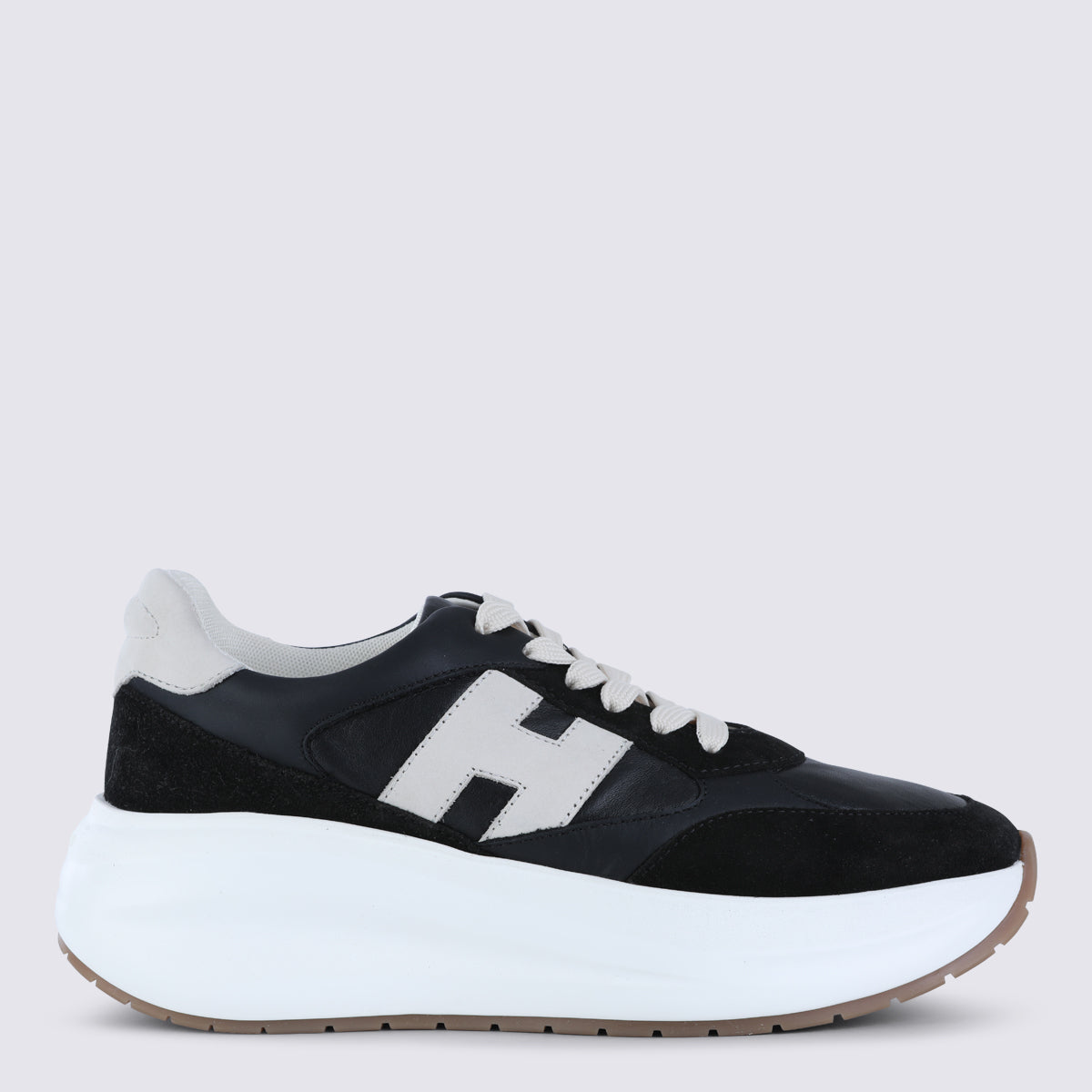 Hogan Sneakers Nero/yogurt _cover Le - Sole El