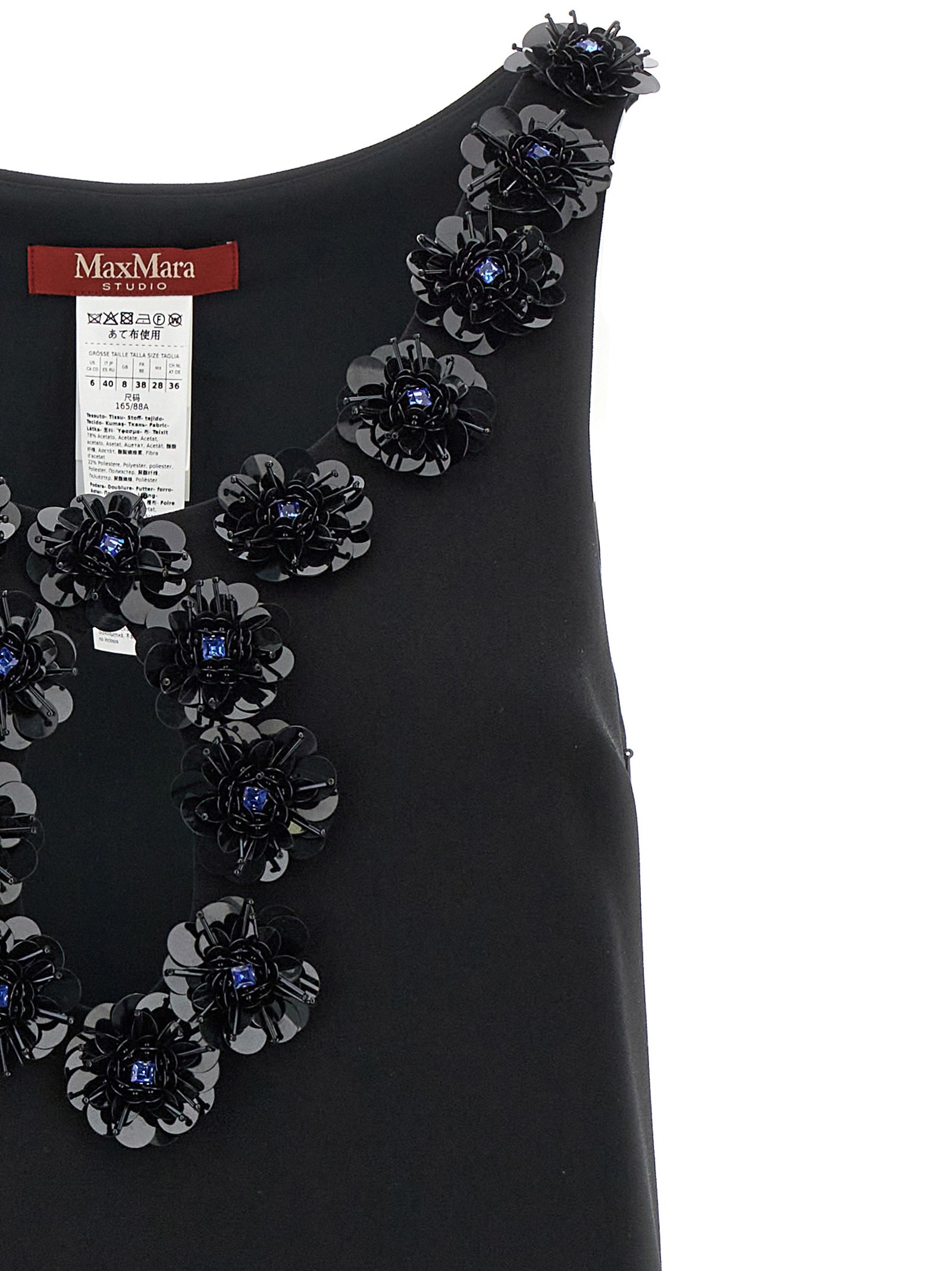 Delis dress Black Acetate