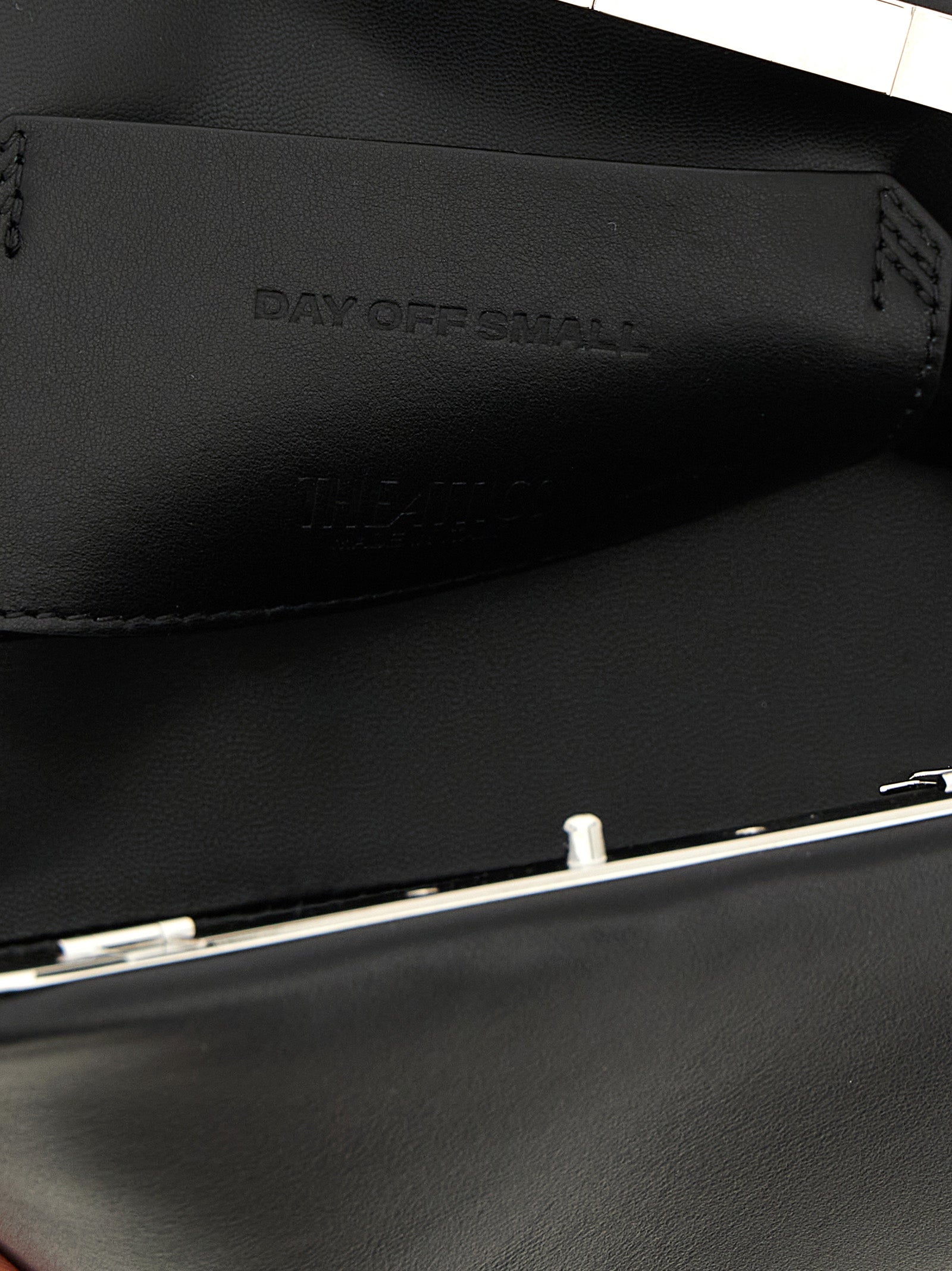 Day Off Small clutch Black Calfskin Leather (bos Taurus)