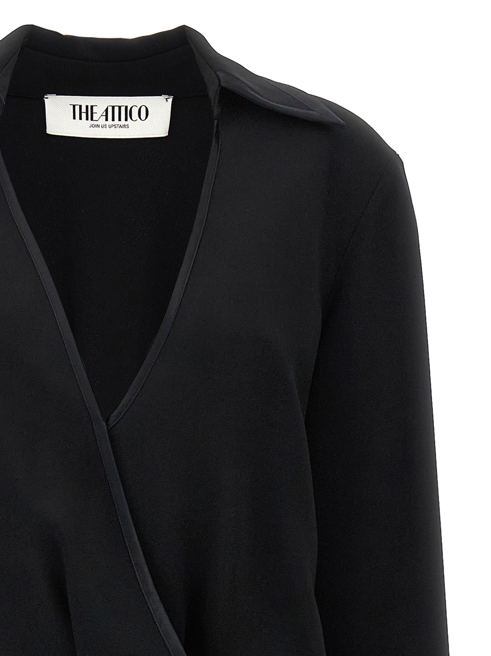Wrap dress Black Acrylic Viscose