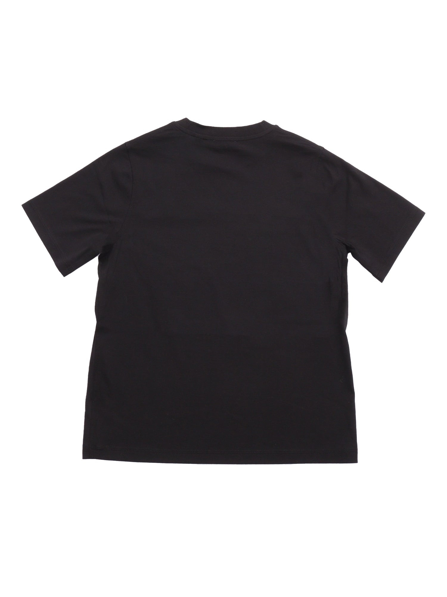 KID BOY T-SHIRTS Black Cotton Short Sleeves T-shirt