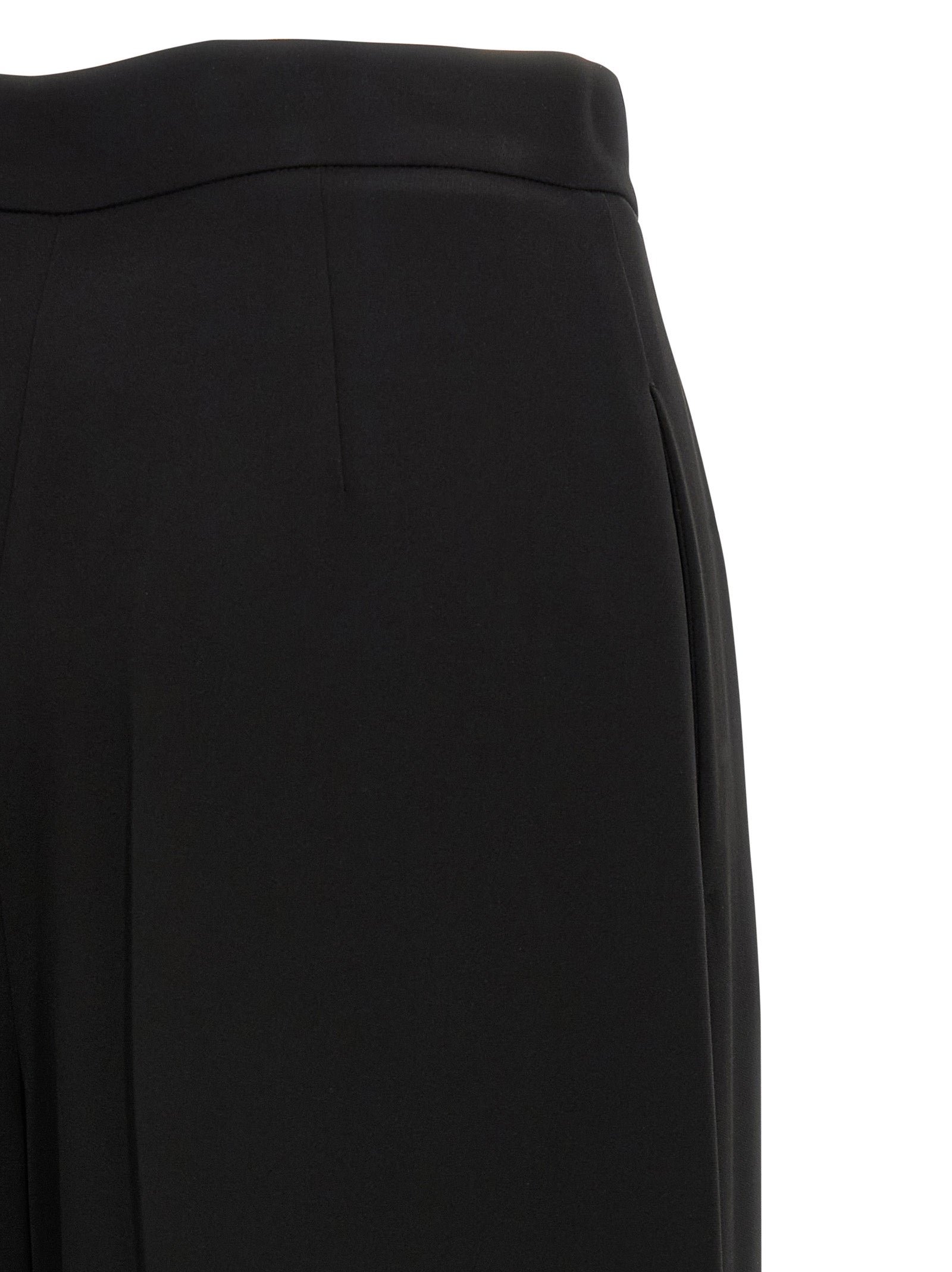 Laccato Pants Black Triacetate Polyester