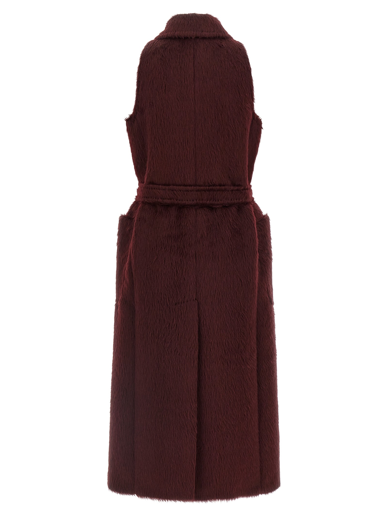 Abbozzi1234 coat Bordeaux Alpaca Wool Virgin Coats, Trench