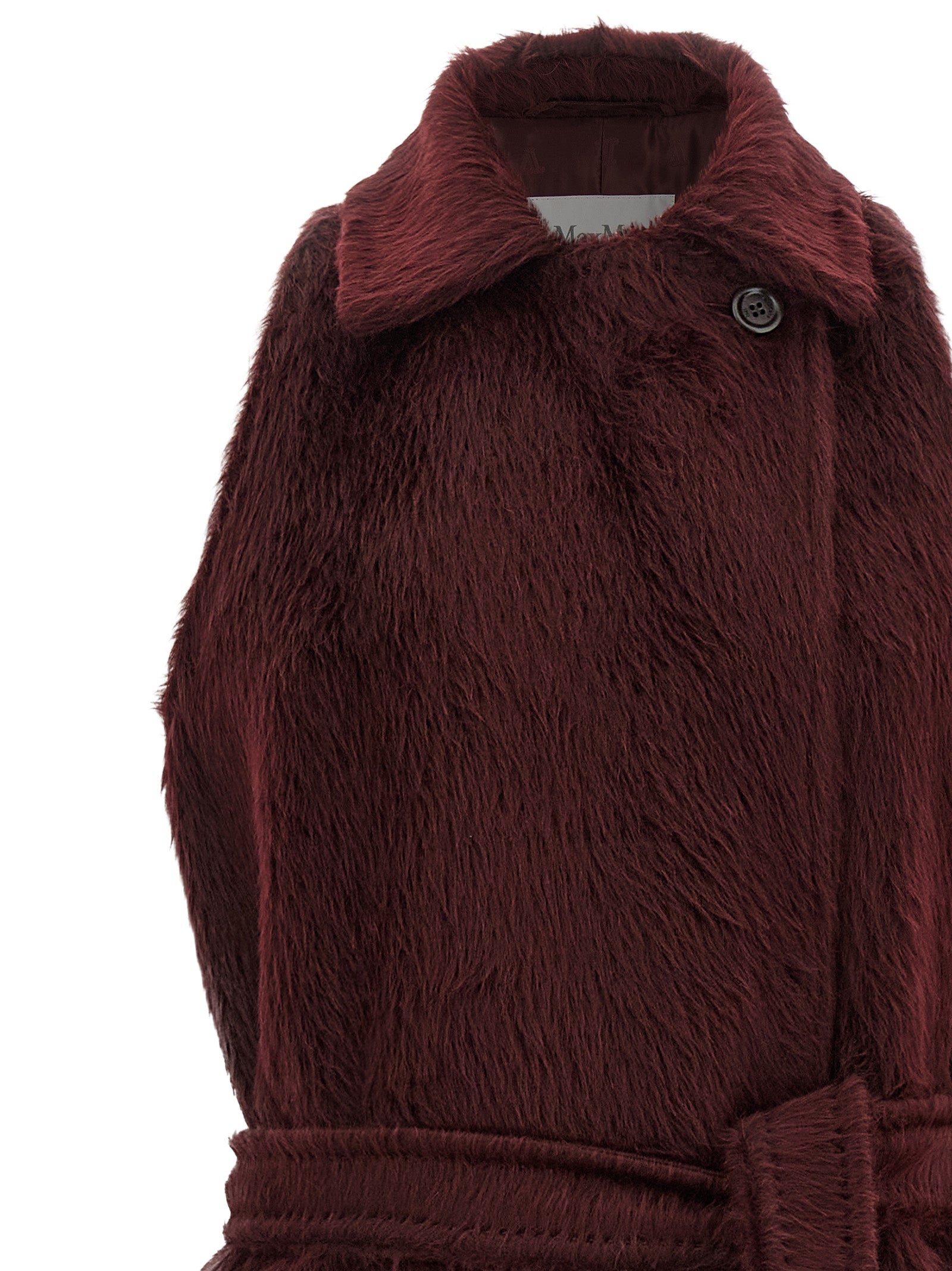 Abbozzi1234 coat Bordeaux Alpaca Wool Virgin Coats, Trench