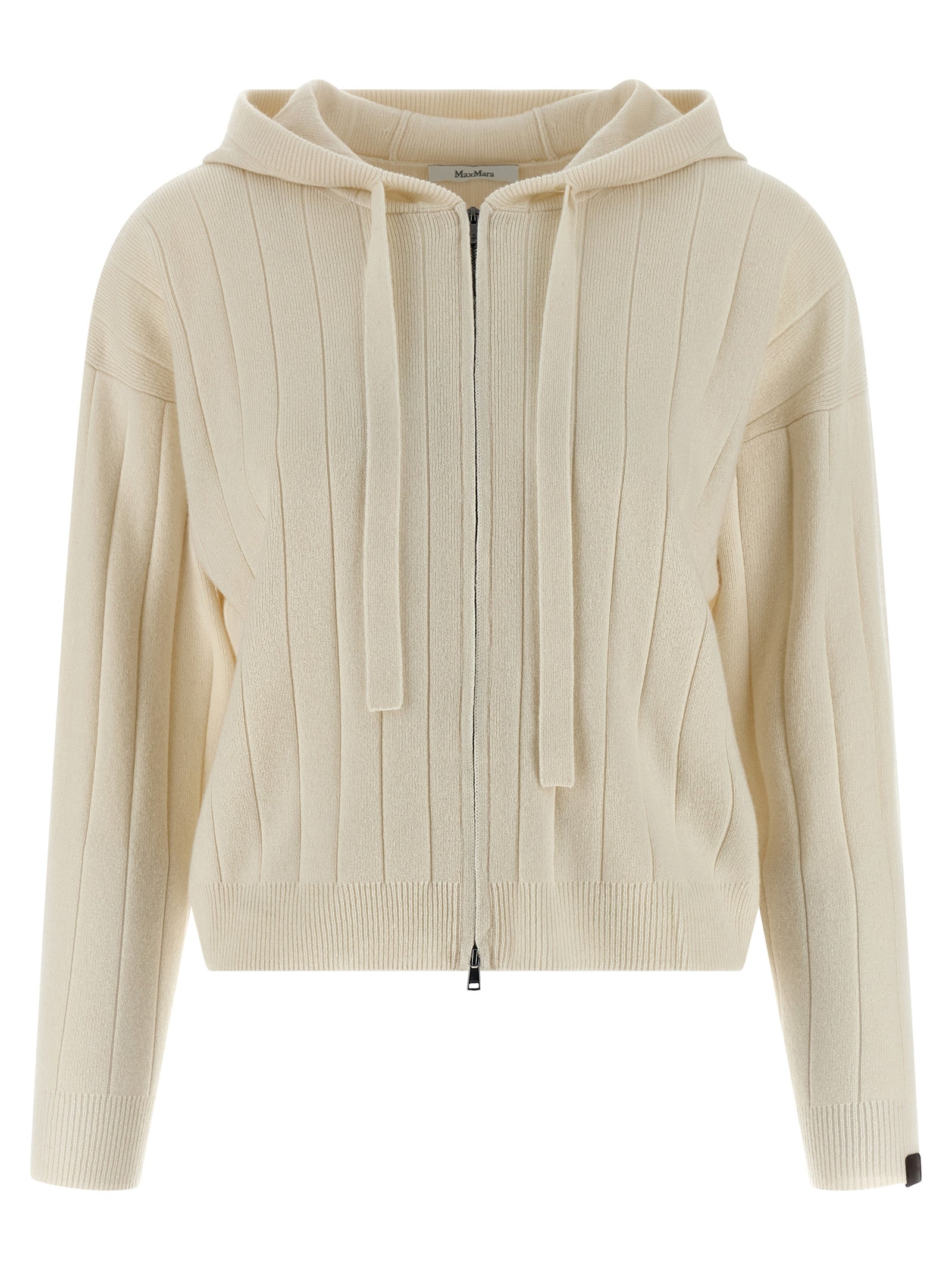 Rubiera cardigan White Cashmere Sweater, Cardigans