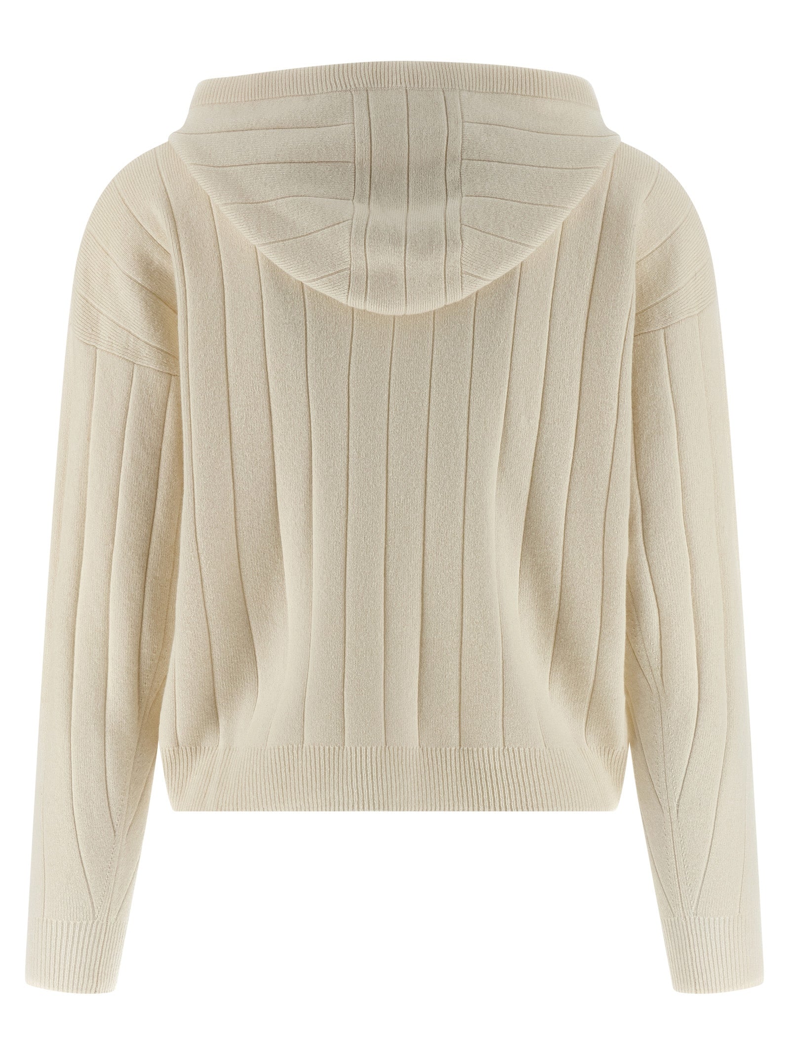 Rubiera cardigan White Cashmere Sweater, Cardigans