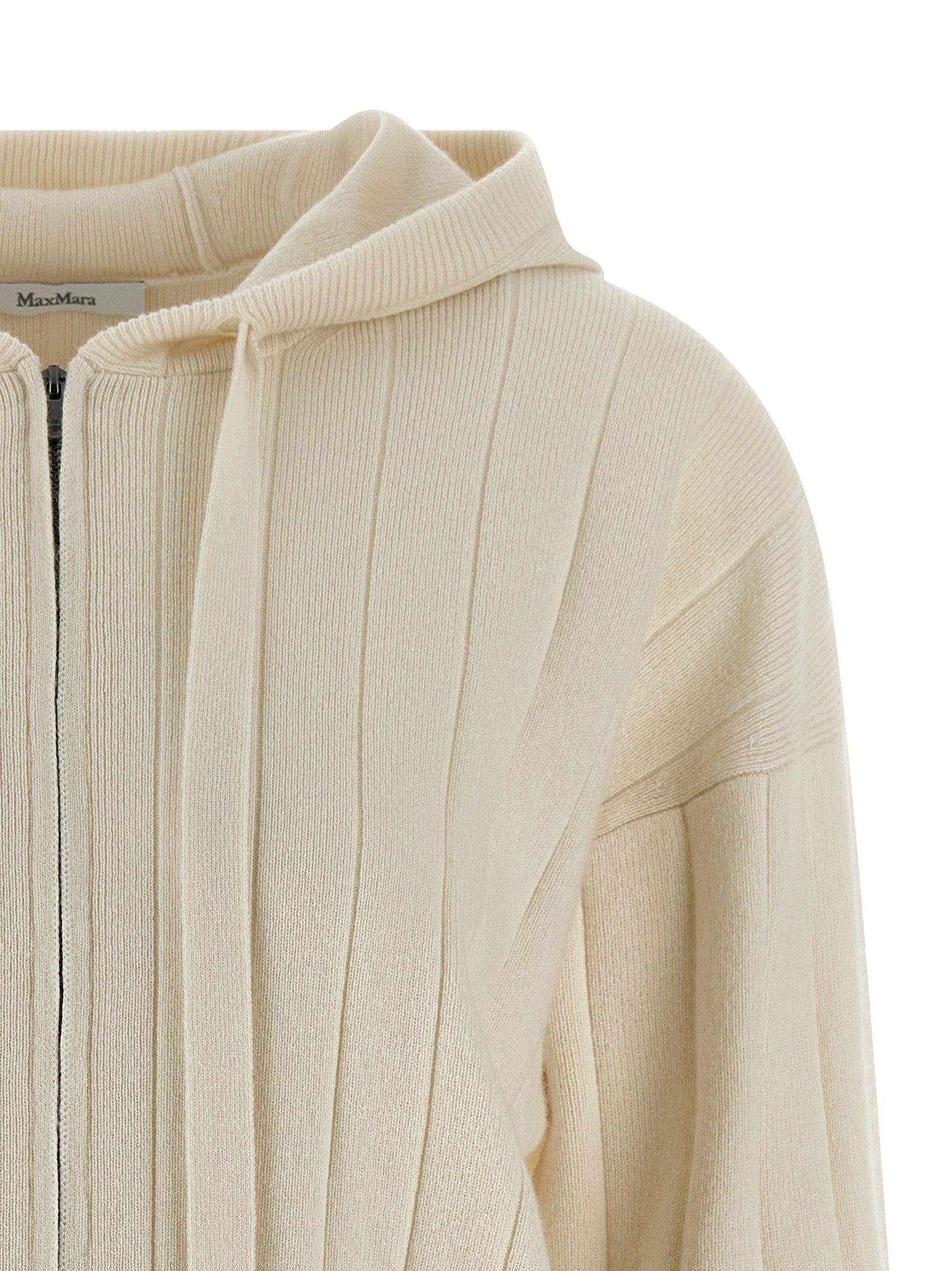 Rubiera cardigan White Cashmere Sweater, Cardigans
