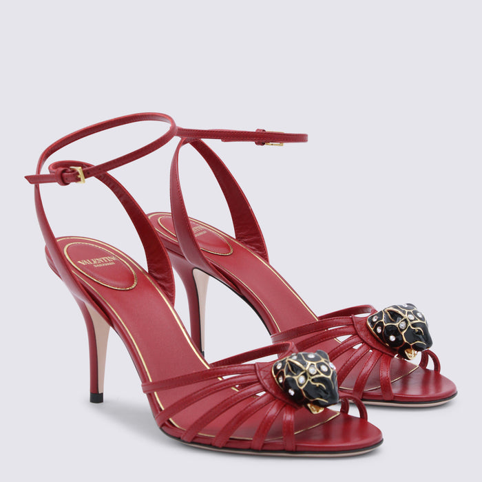 Valentino Garavani Sandals Red _cover Le Sole El