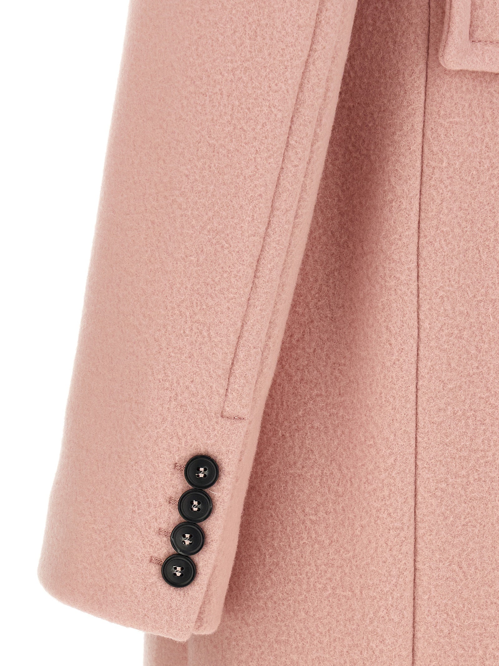 Comune coat Pink Virgin Wool Coats, Trench
