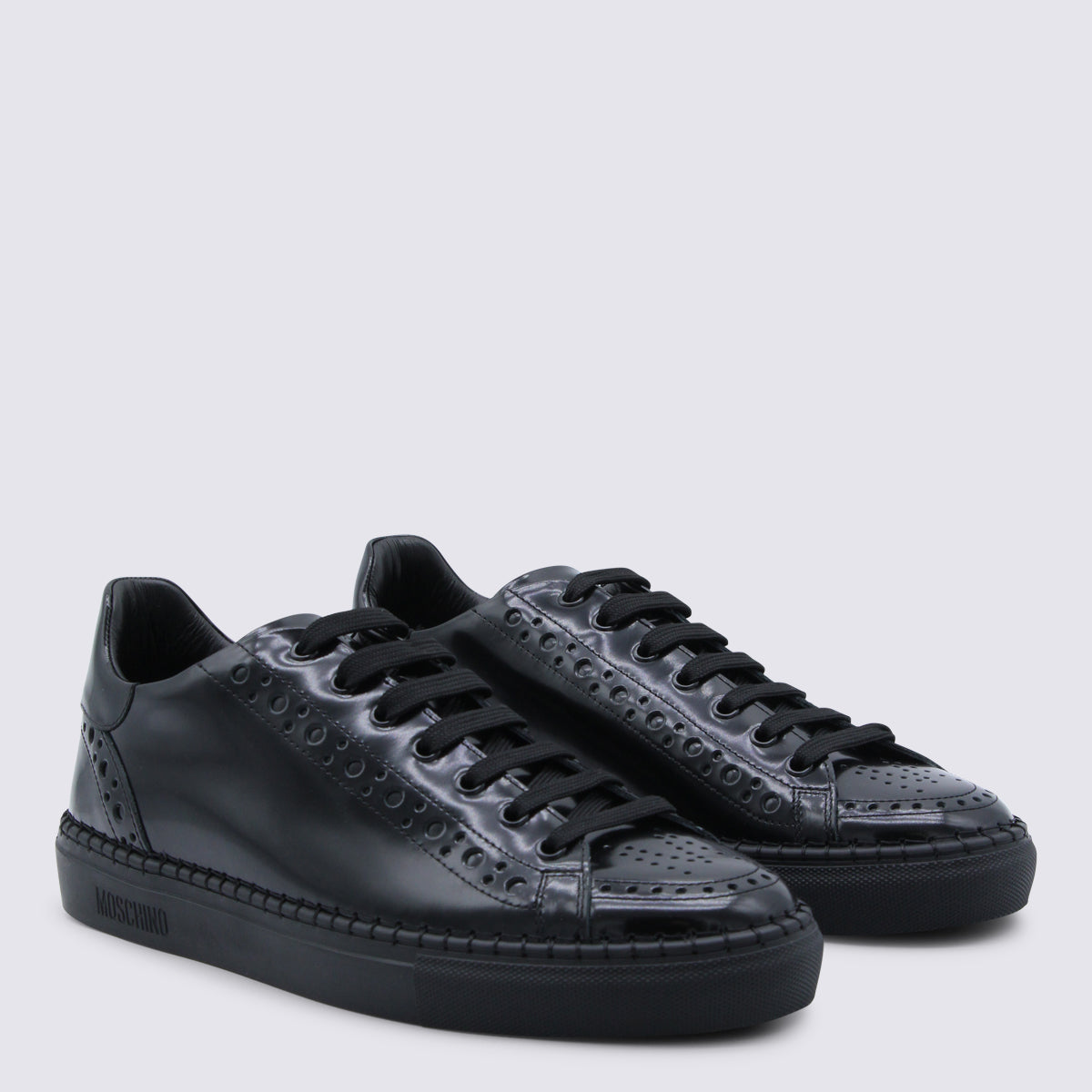 Moschino Sneakers Black _ Cover Le Sole El