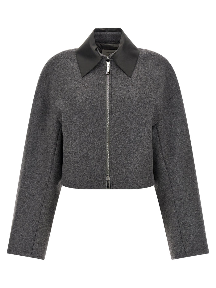 Vacuo jacket Gray Virgin Wool Down Jacket, Parka, Casual