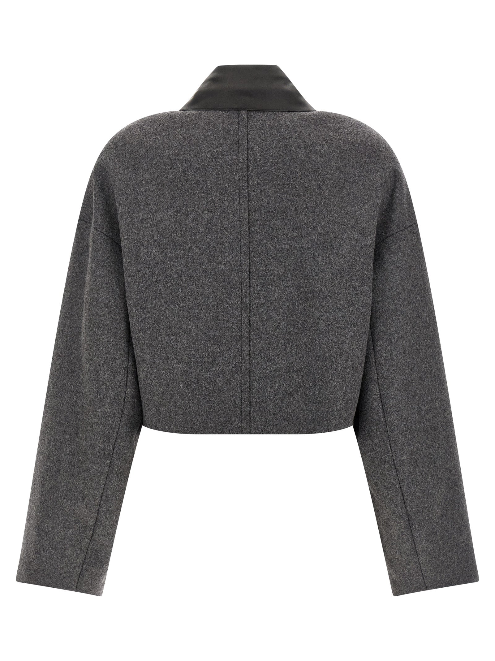 Vacuo jacket Gray Virgin Wool Down Jacket, Parka, Casual