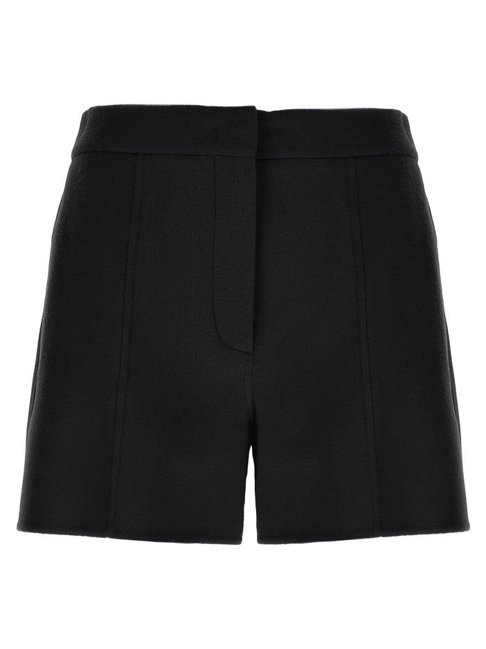 Buono shorts Black Virgin Wool Bermuda