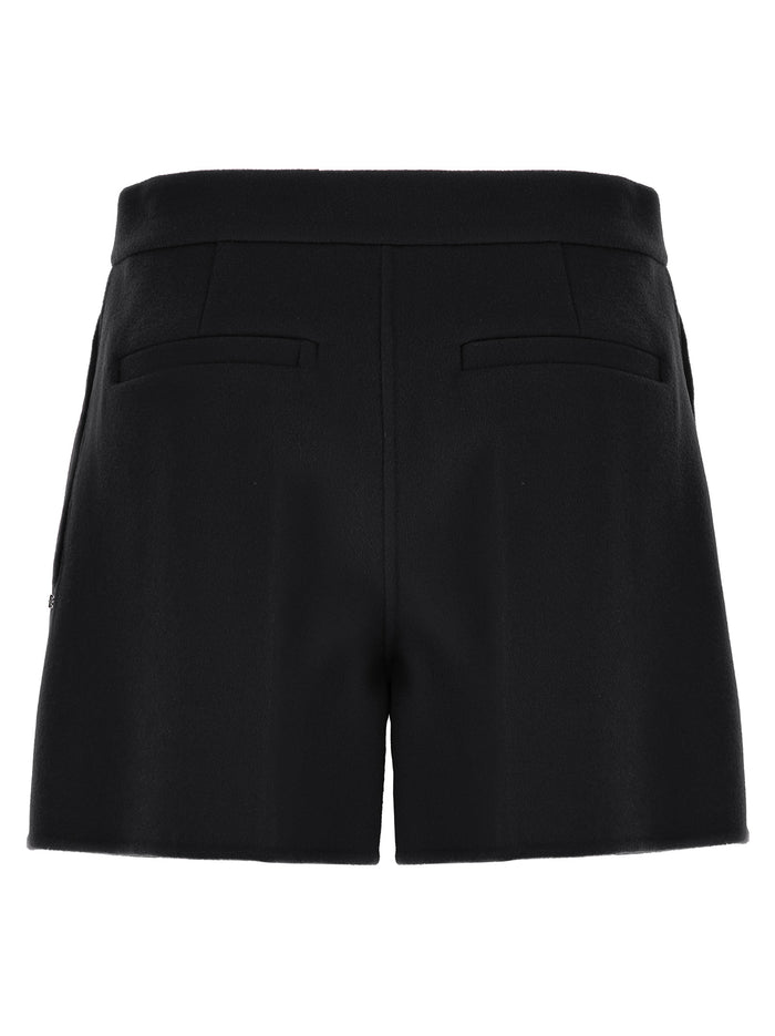 Buono shorts Black Virgin Wool Bermuda