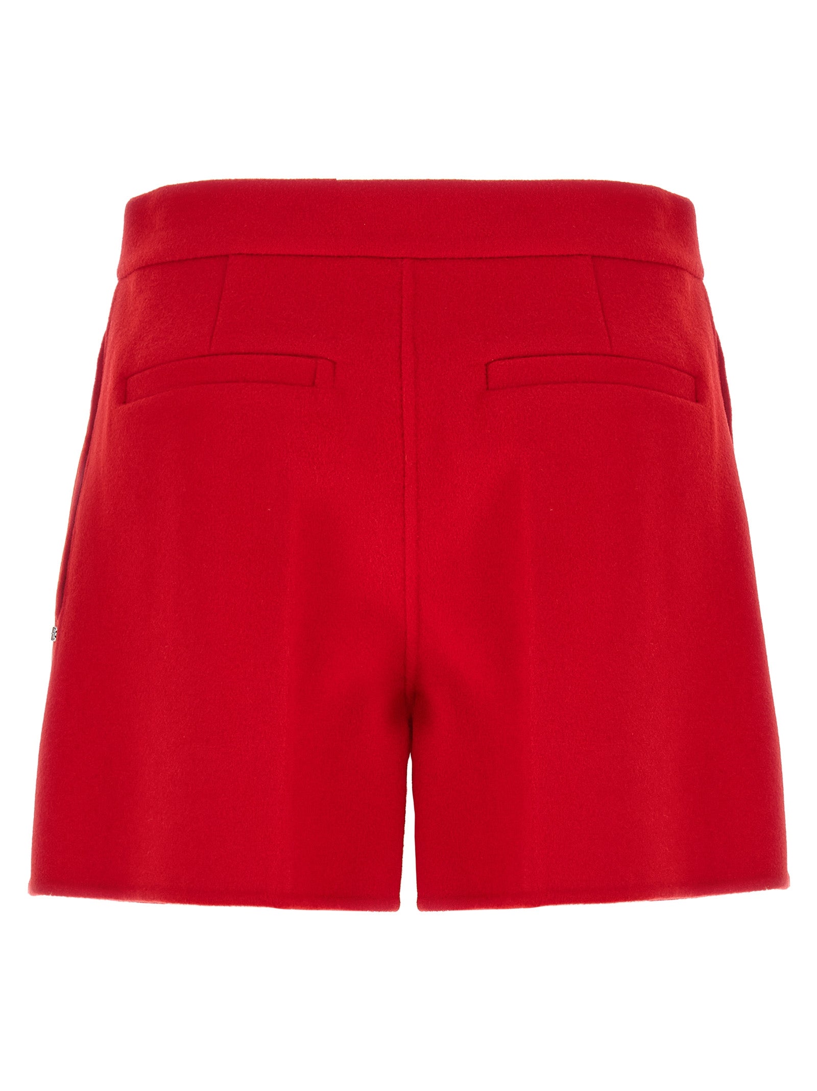 Buono shorts Red Virgin Wool Bermuda