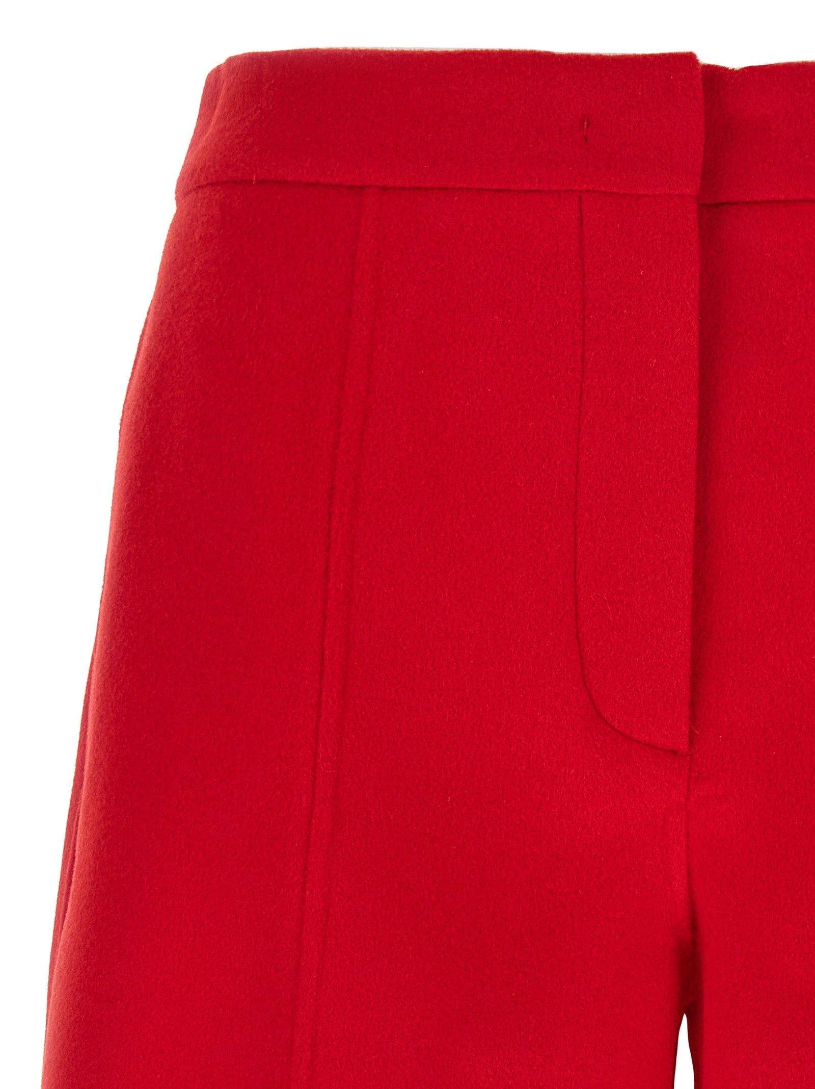 Buono shorts Red Virgin Wool Bermuda