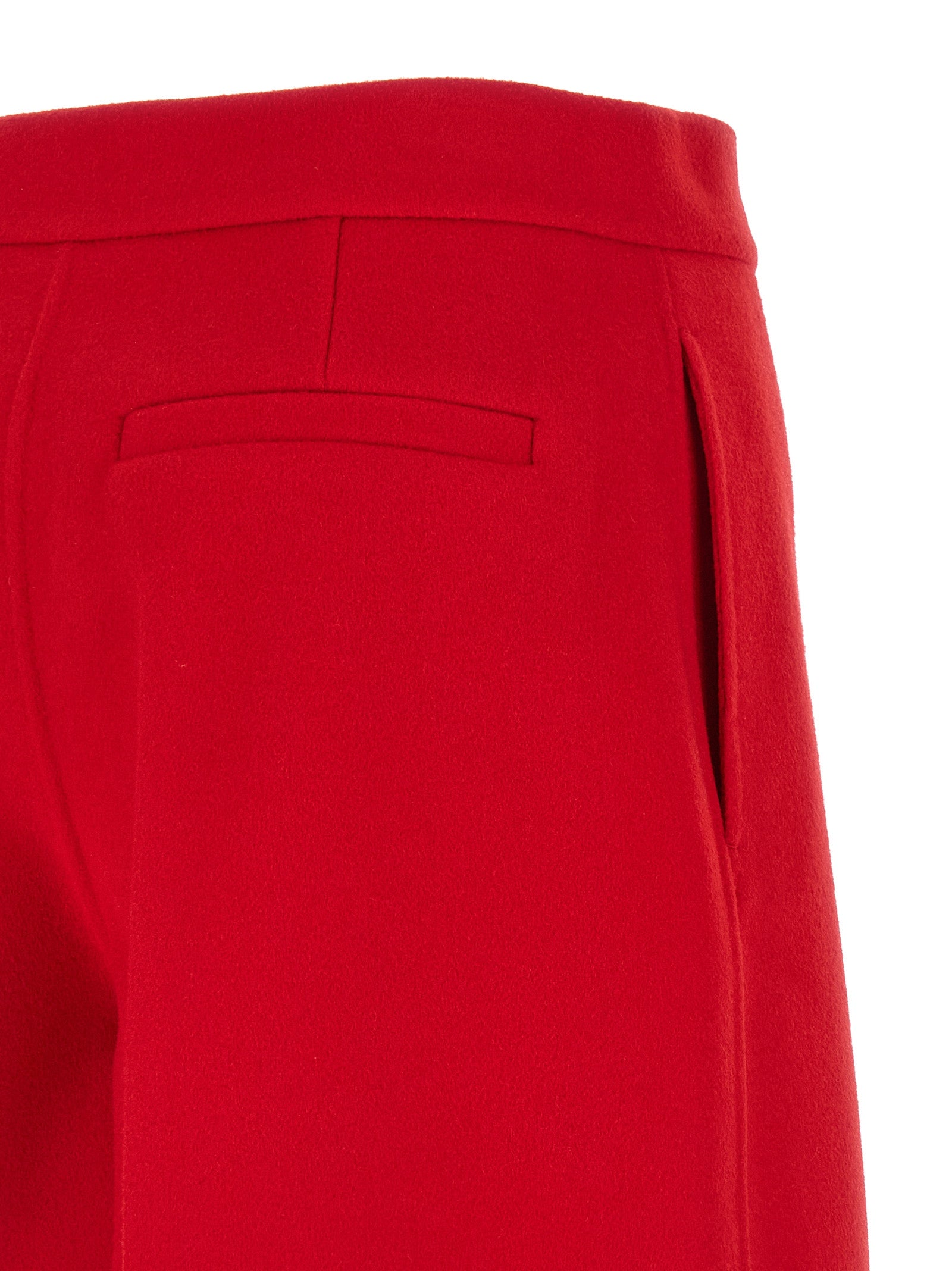 Buono shorts Red Virgin Wool Bermuda