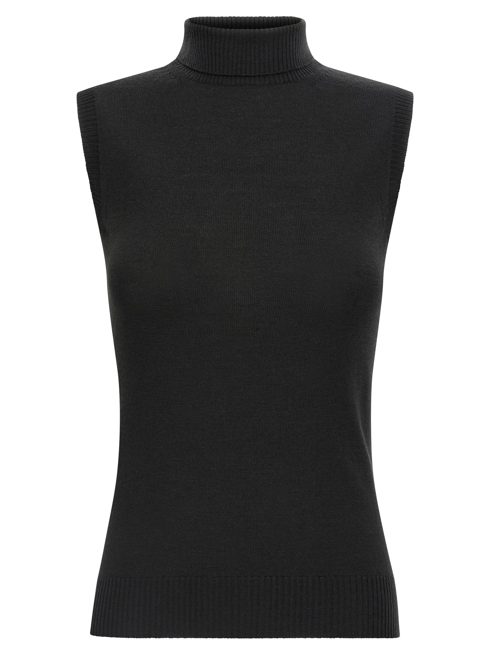 Vertigo wolf Black Virgin Wool Sweater, Cardigans