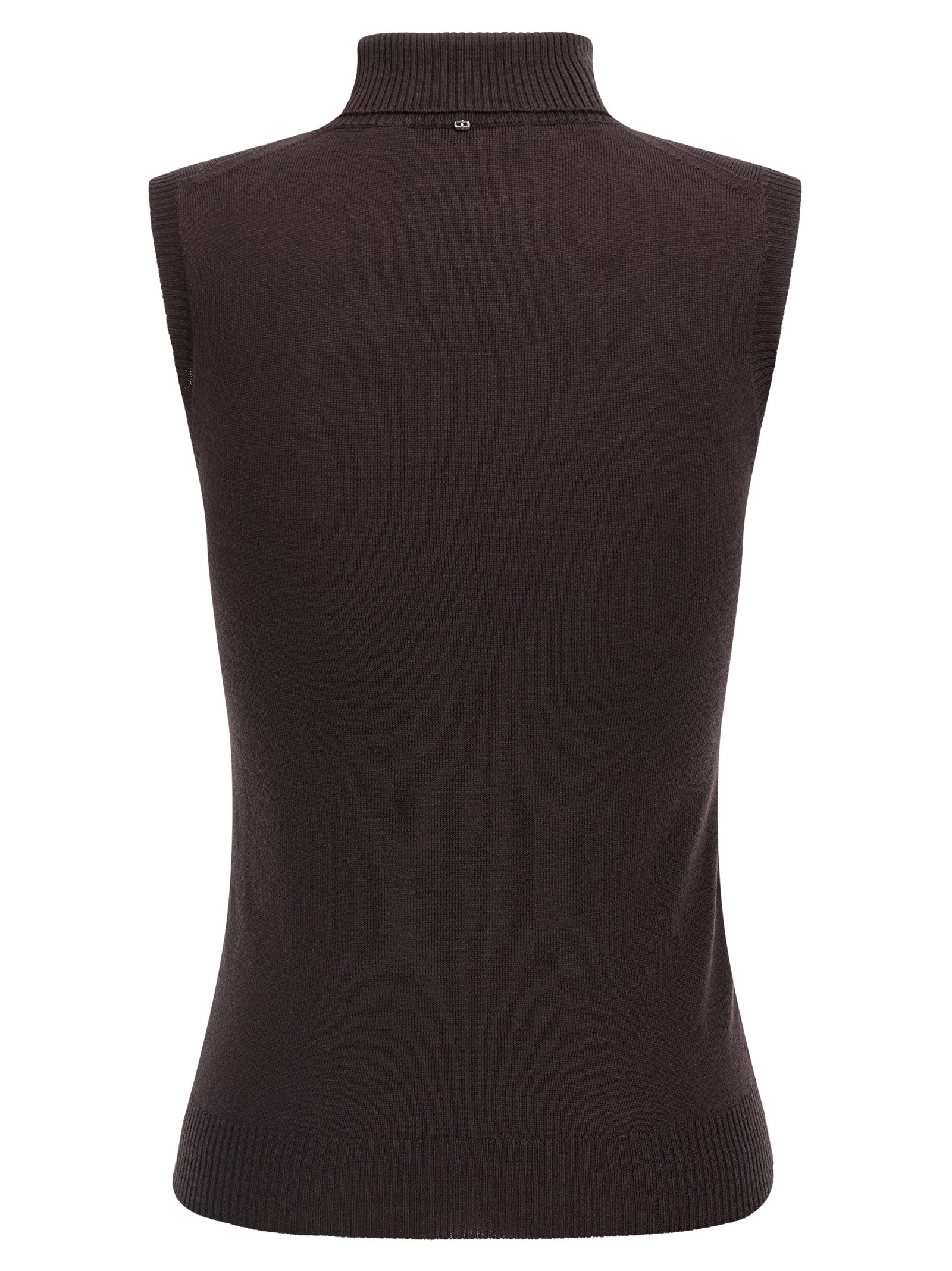 Vertigo wolf Brown Virgin Wool Sweater, Cardigans