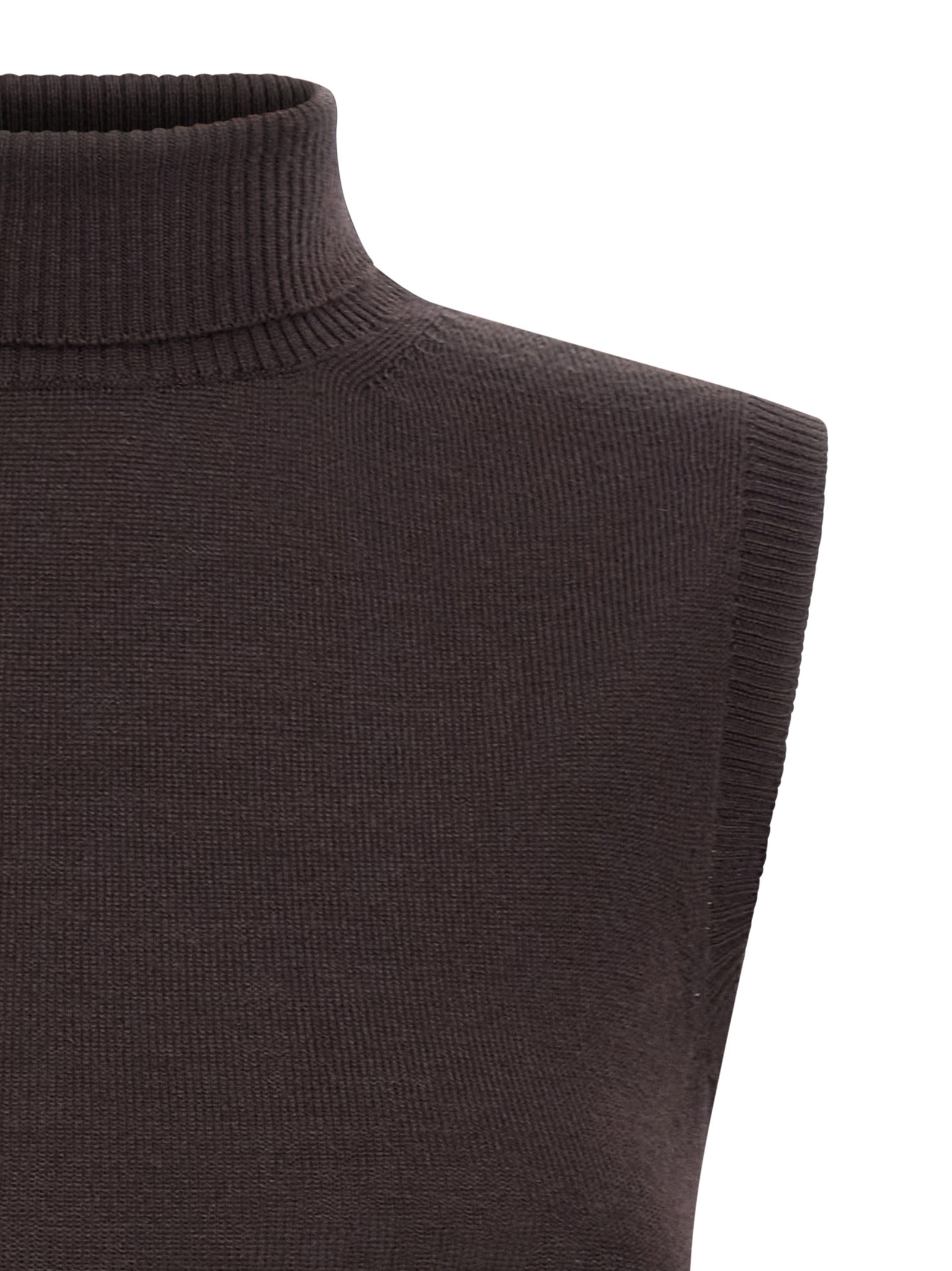 Vertigo wolf Brown Virgin Wool Sweater, Cardigans