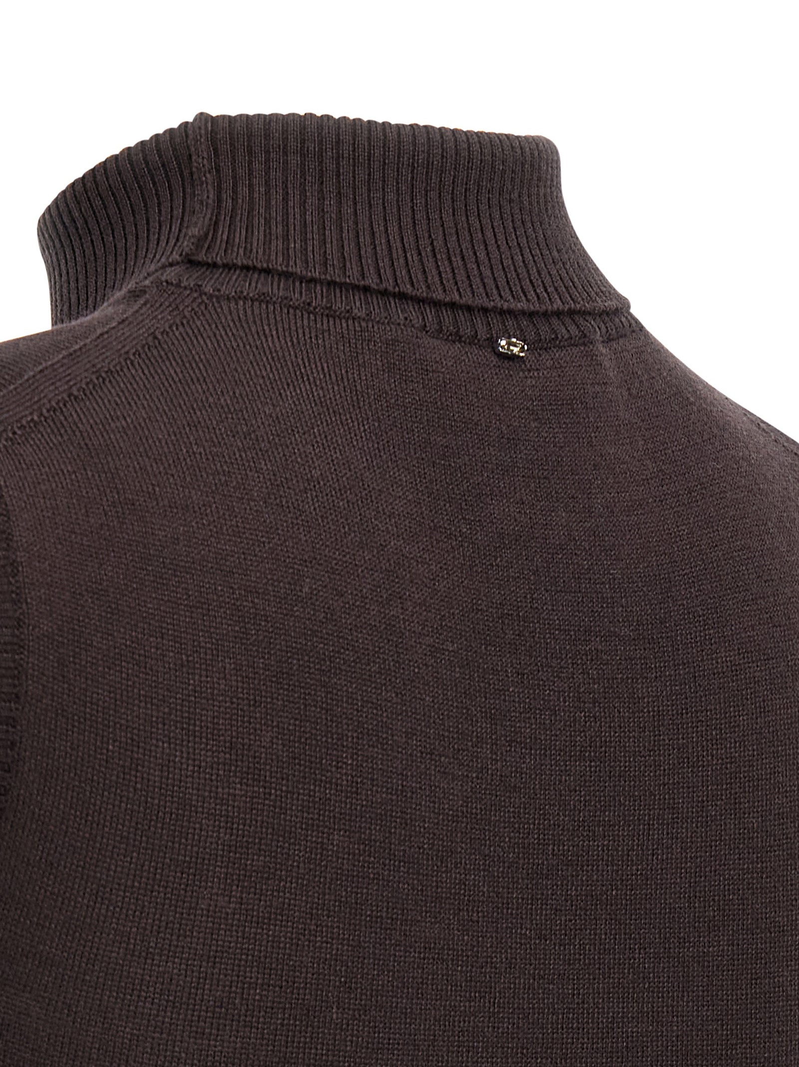 Vertigo wolf Brown Virgin Wool Sweater, Cardigans