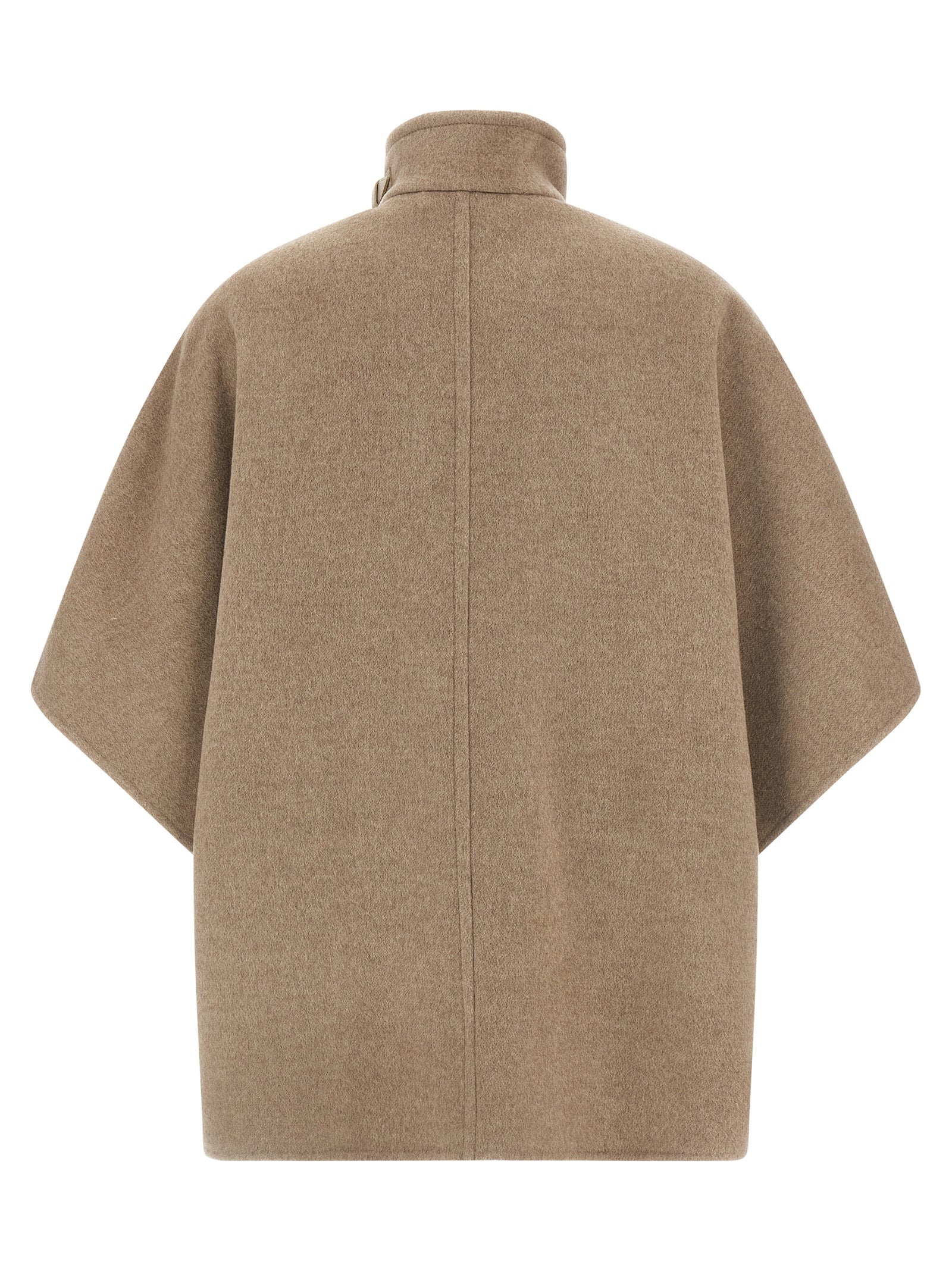 Derrik Cape Beige Cashmere Capes