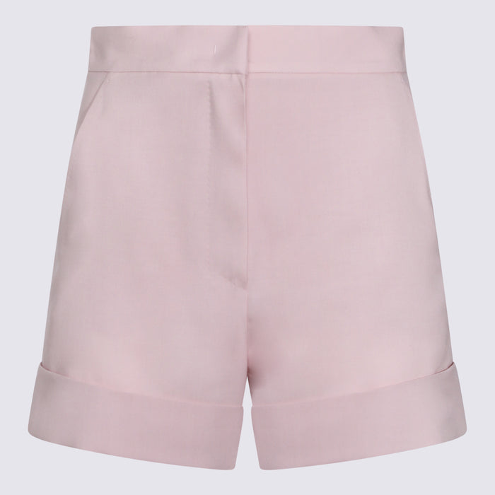 Max Mara Shorts Pink Wool Mohair Si