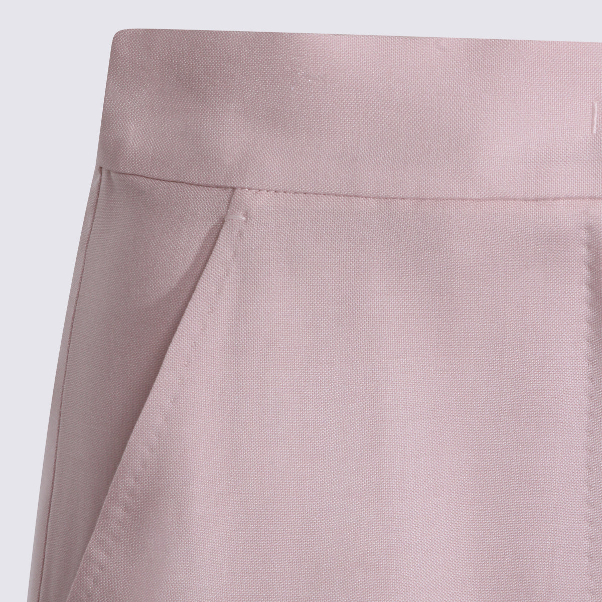 Max Mara Shorts Pink Wool Mohair Si