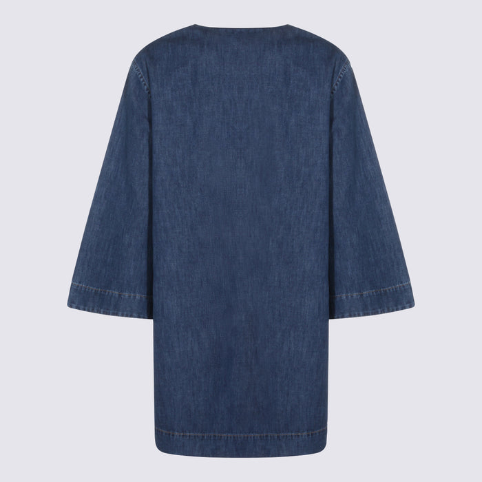 Valentino Dresses Medium Blue _co