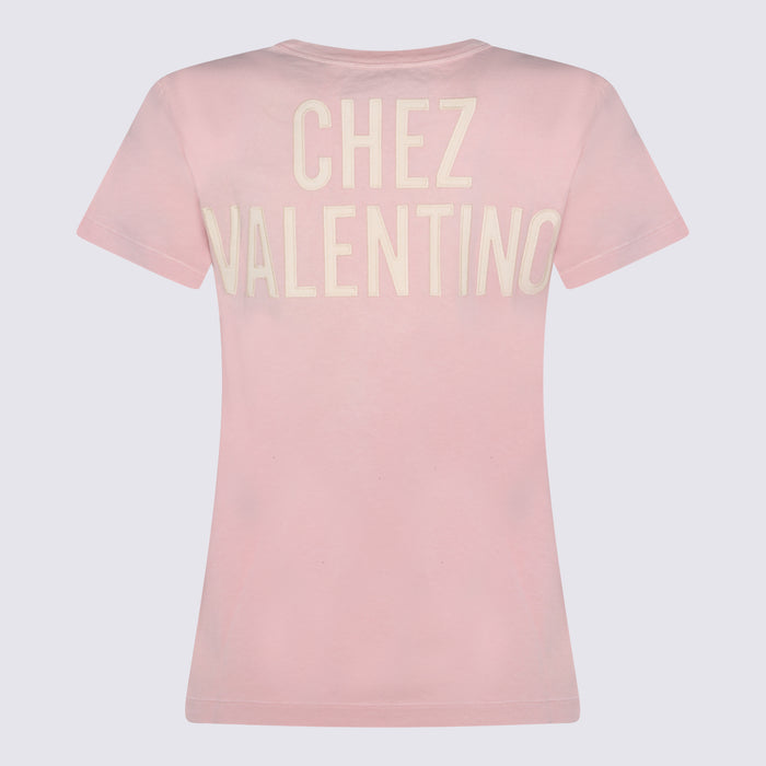 Valentino T-Shirts And Polos Neutral Rose/betulla _co