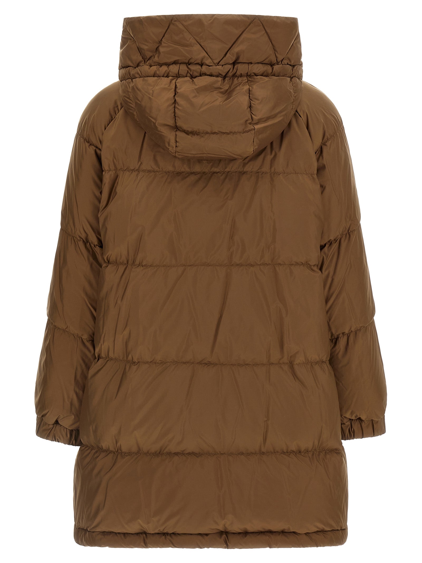 Anfora reversible parka Brown Polyester Down Jacket, Parka, Casual Jackets