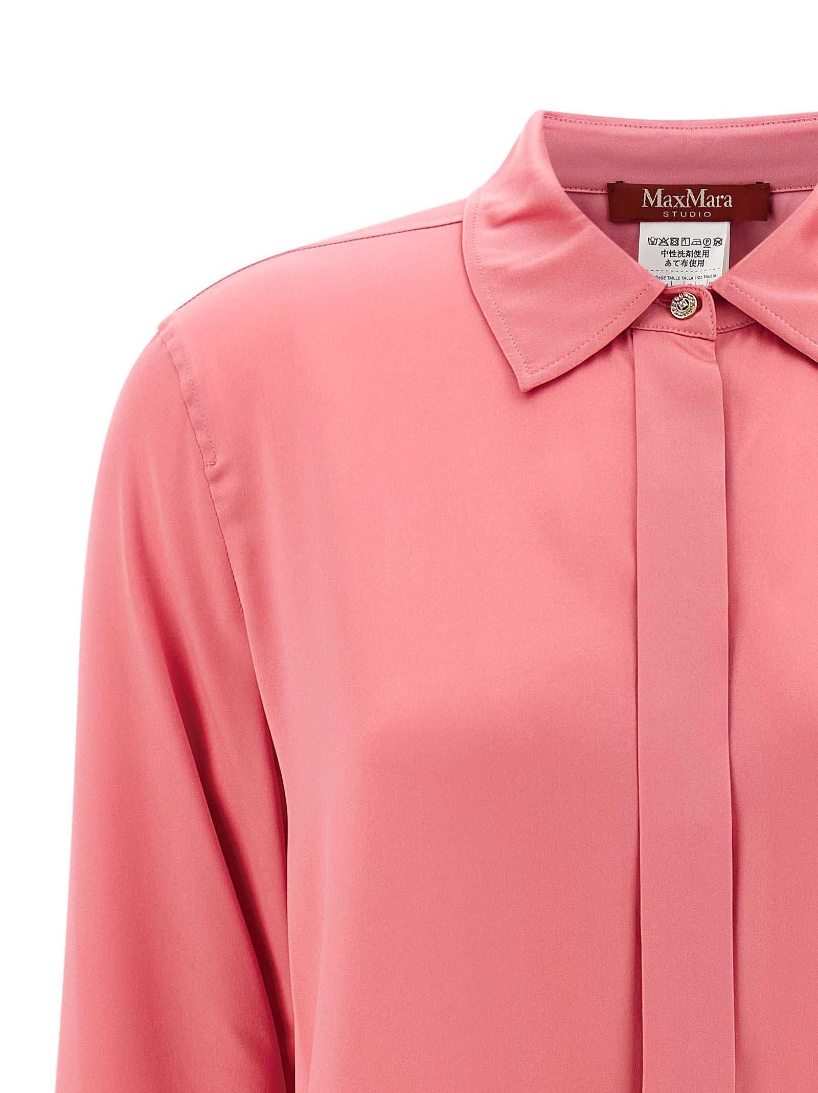 Xero shirt Pink Silk Shirt, Blouse