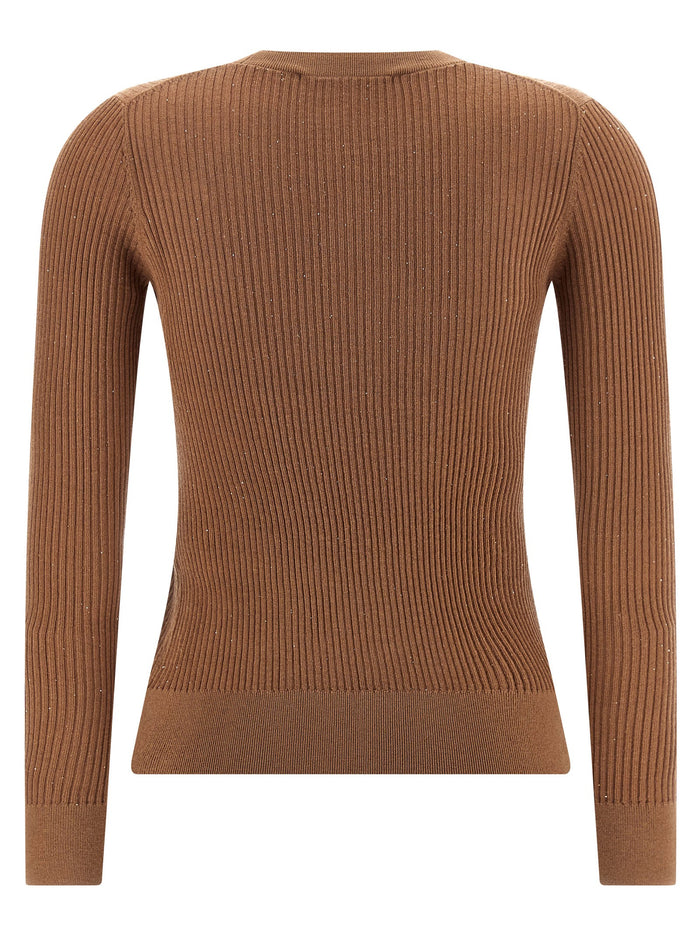 Marabu sweater Beige Silk Sweater, Cardigans