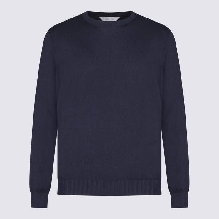 Malo Sweaters Blue _co