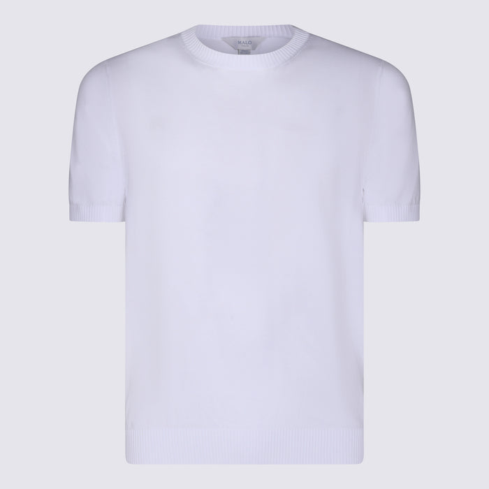 Malo T-shirts and Polos White _co