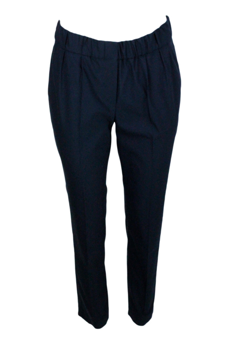Brunello Cucinelli Trousers Blue 97co 3ea