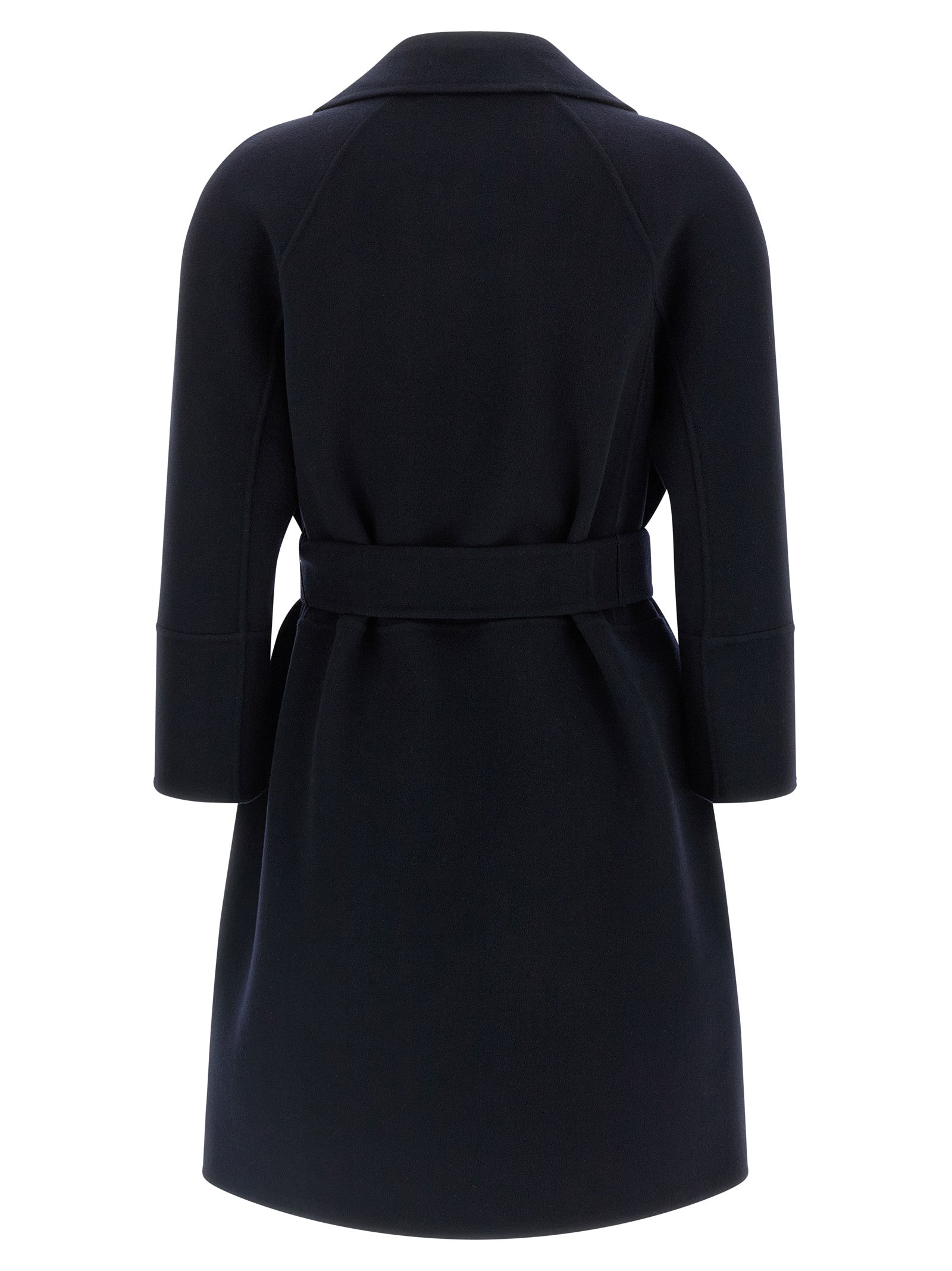 Arona coat Blue Virgin Wool Coats, Trench