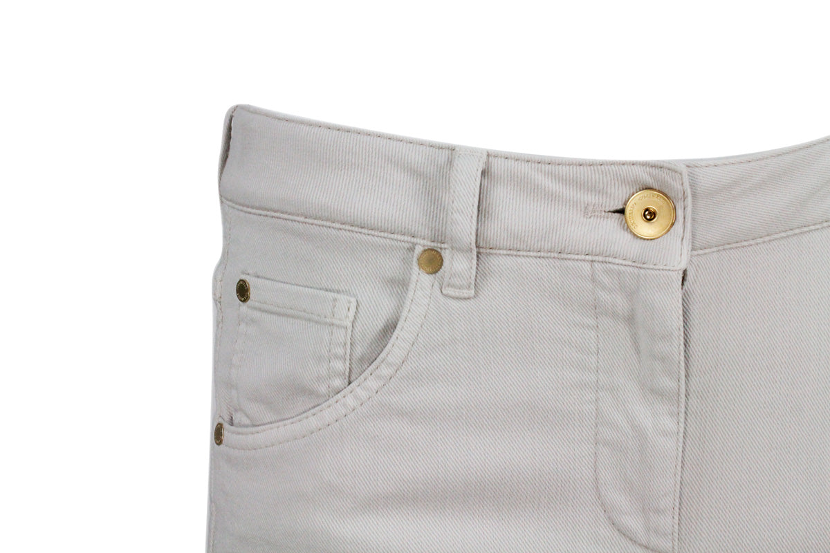 Brunello Cucinelli Trousers Beige 96co 4ea