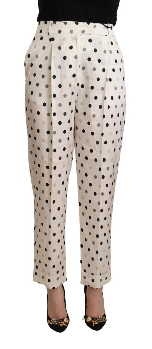 Ermanno Scervino 97% Viscose 3% Elastane trousers in white