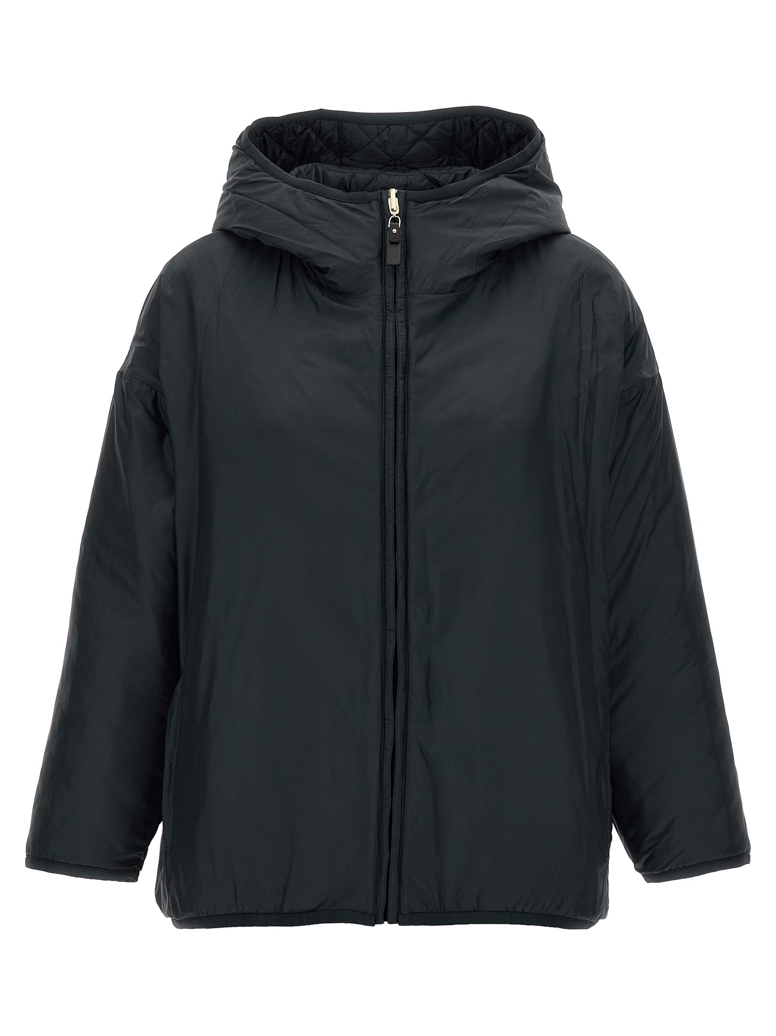 Leo reversible jacket Black Polyester Down Jacket, Parka, Casual